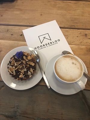 Very inviting café for lunch. Friendly atmosphere. Great food. Mainly vegan, some vegetarian. Campsite is very idyllic.  at Camping Noorderloo in Groningen