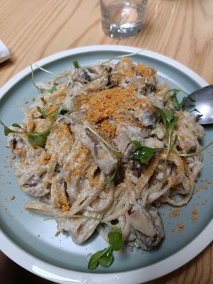 Vegan Alfredo at KURUMI in Da Nang