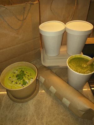 Avocado soup, Italian baguette and other treats 😋 at KURUMI in Da Nang