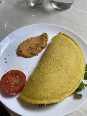 Chickpea omelette   at KURUMI in Da Nang