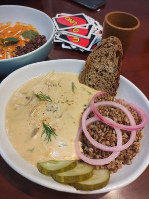 Buckwheat and stroganoff at KURUMI in Da Nang