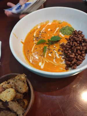 Tomato soup at KURUMI in Da Nang