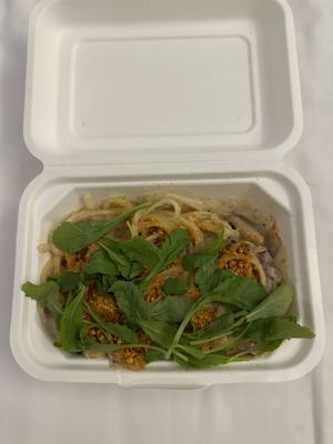 Vegan pasta Alfredo  at KURUMI in Da Nang