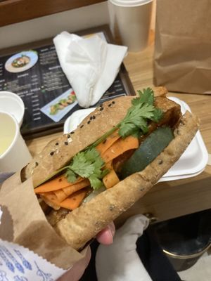 Takeout tofu sandwich   at KURUMI in Da Nang