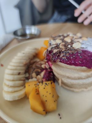 Vegan pancakes at KURUMI in Da Nang