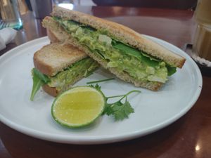 "Egg" salad sandwich was awesome 😎 at KURUMI in Da Nang