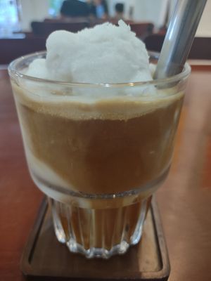 Coconut coffee 👍🏽👍🏽 at KURUMI in Da Nang