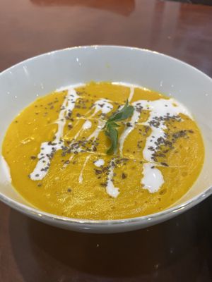 Simple pumpkin soup  at KURUMI in Da Nang