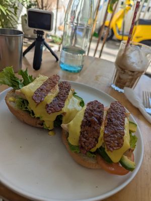 'eggs' Benedict at KURUMI in Da Nang