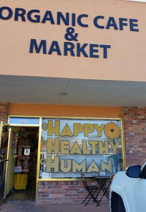 outside at Happy Healthy Human in Indian Harbour Beach