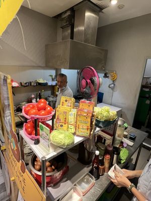 He is BOSS -Taiwanese,   at Taiwan Xiao Xiao in Bangkok