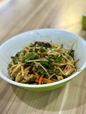 Udon - same dish just mixed  at Taiwan Xiao Xiao in Bangkok