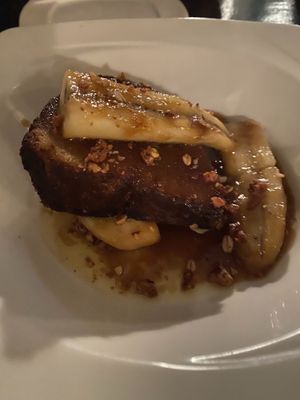 Bananas Foster at Jonny NoBones at the Old Riverhouse Vegan Village in Fort Lauderdale
