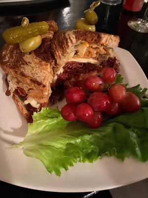 Reuben sandwich
 at Jonny NoBones at the Old Riverhouse Vegan Village in Fort Lauderdale