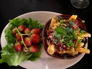 Mac + Cheese + Short Ribs at Jonny NoBones at the Old Riverhouse Vegan Village in Fort Lauderdale
