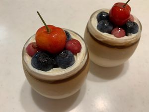 Roasted green tea mousse cake at Moco in Minokamo