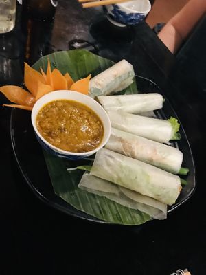 Fresh rolls  at Hoa Vien  in Hue