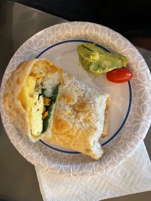 Vegan burritoos  at Buddha's Brew in Mesa