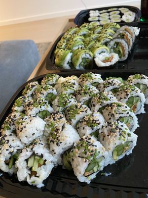 As always great vegan sushi 😍 This is too go. at Hofu in Koege