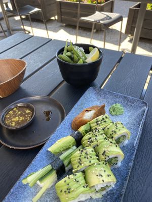 This is one of the vegan menus  at Hofu in Koege