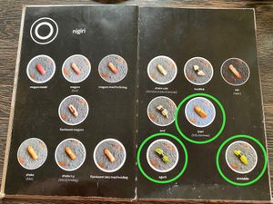 Vegan Nigiri at Hofu in Koege