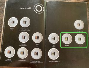 Vegan Hoso-maki at Hofu in Koege