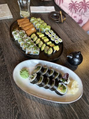 All vegan all you can eat! 🤤🍱🌱 at Hofu in Koege
