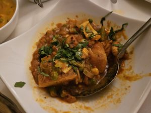 Vegetable and Mushroom Balti at Zara Indian Cuisine in Woodham Mortimer