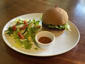 Hamburguesa BaoVegan  at BaoVegan in Cancun