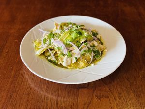 Chilaquiles  at BaoVegan in Cancun
