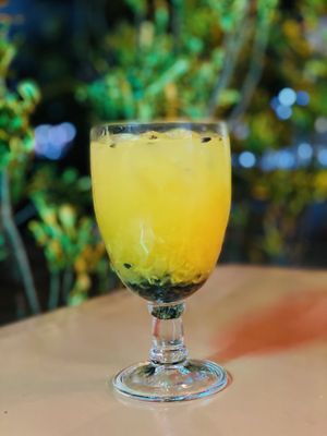 Pasión fruit water   at BaoVegan in Cancun