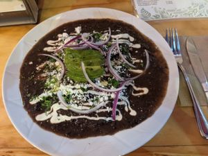 Frijolado at BaoVegan in Cancun