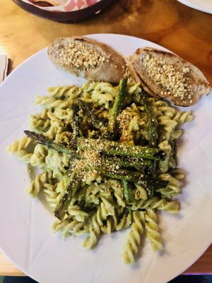 Pasta al pesto  at BaoVegan in Cancun
