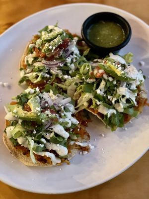 Tostinas 👌 at BaoVegan in Cancun