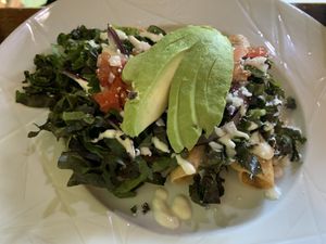 Deep fried tacos at BaoVegan in Cancun