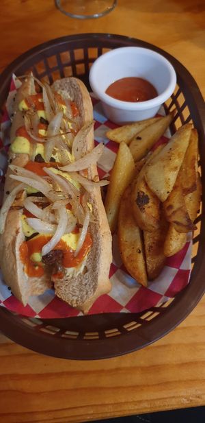 Hot Dog at BaoVegan in Cancun