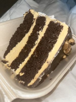 Snickers cake  at BaoVegan in Cancun
