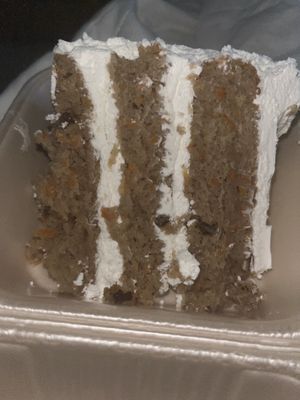 Carrot cake  at BaoVegan in Cancun