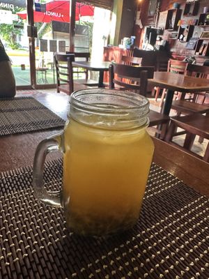 Maracuyá juice  at BaoVegan in Cancun