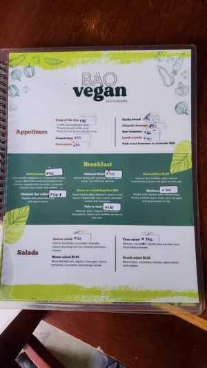 at BaoVegan in Cancun