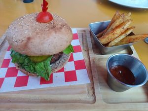 Beyond burguer at BaoVegan in Cancun