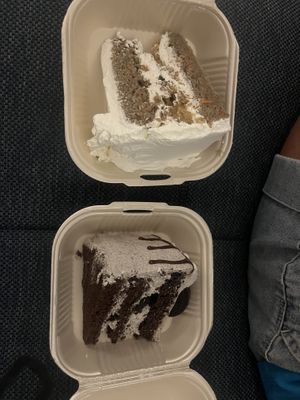 Carrot and Oreo cake   at BaoVegan in Cancun