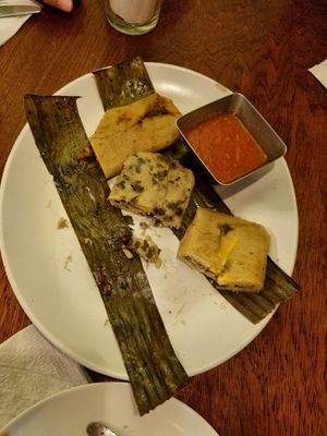 ✨Tamal✨ - To exited started eating befor the photo at BaoVegan in Cancun