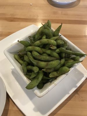 Salt n vinegar edamame at Magic Tree Pub & Eatery in Boardman