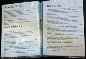 Menu pages at Comcha Vegan at Comcha Vegan in Berlin