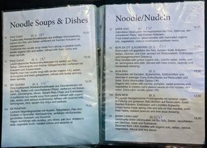 Menu pages at Comcha Vegan at Comcha Vegan in Berlin