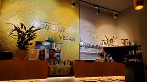 Inside at Comcha Vegan in Berlin