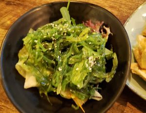 Seaweed salad at Comcha Vegan in Berlin