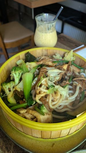 Udon at Comcha Vegan in Berlin