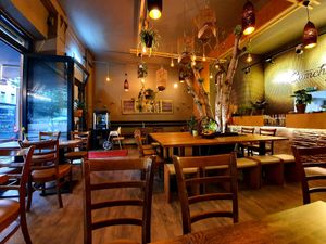 Inside at Comcha Vegan in Berlin